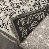 Colcha Keith Haring P&B-4Evah Young