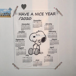 Calendários Snoopy 2020-4Evah Young