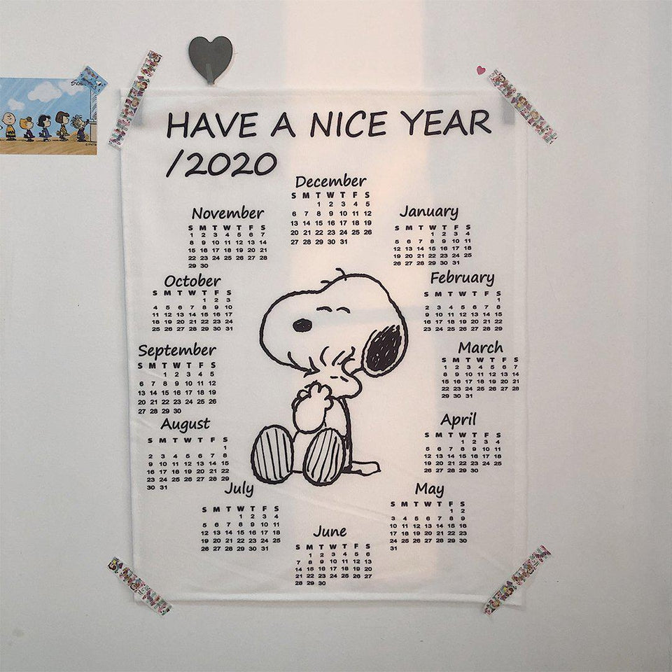Calendários Snoopy 2020-4Evah Young