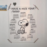 Calendários Snoopy 2020-4Evah Young