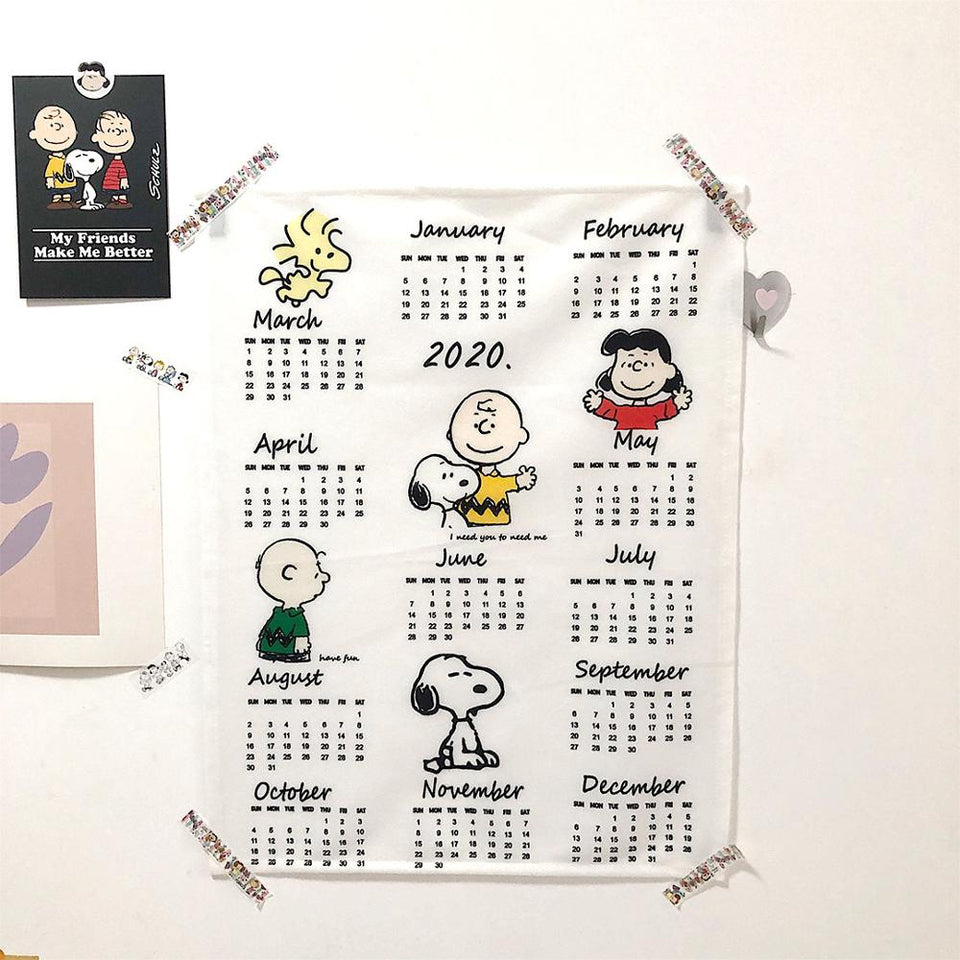 Calendários Snoopy 2020-4Evah Young
