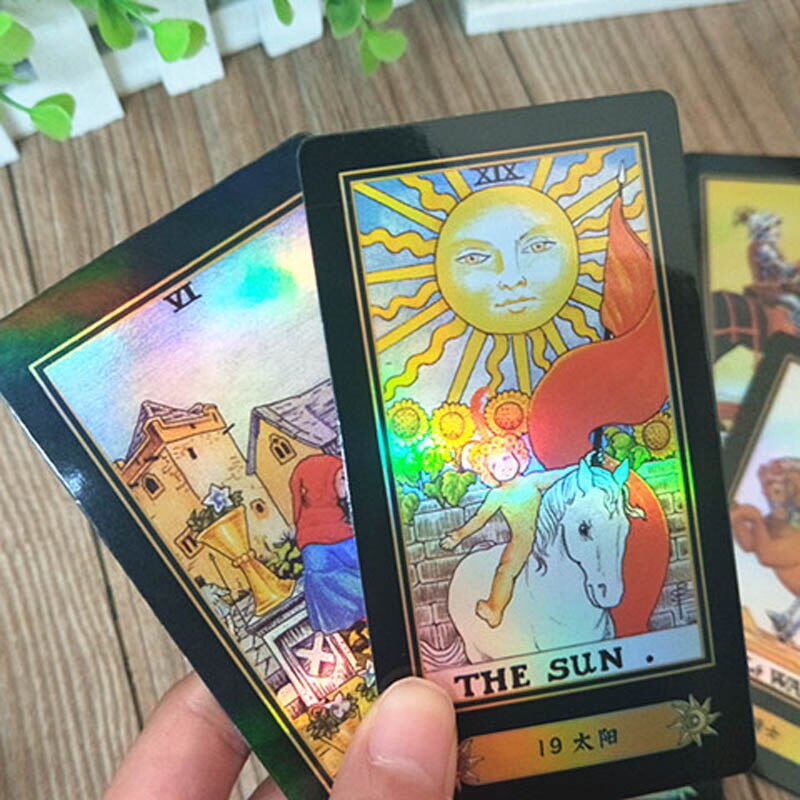 Cartas de Tarot Holográfico-4Evah Young