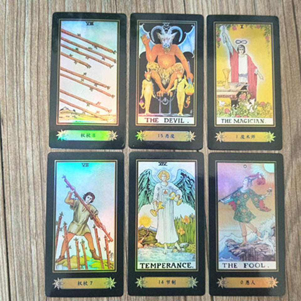 Cartas de Tarot Holográfico-4Evah Young