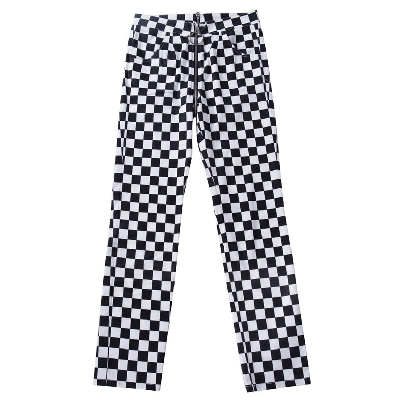 Calça Plaid Grid-4Evah Young
