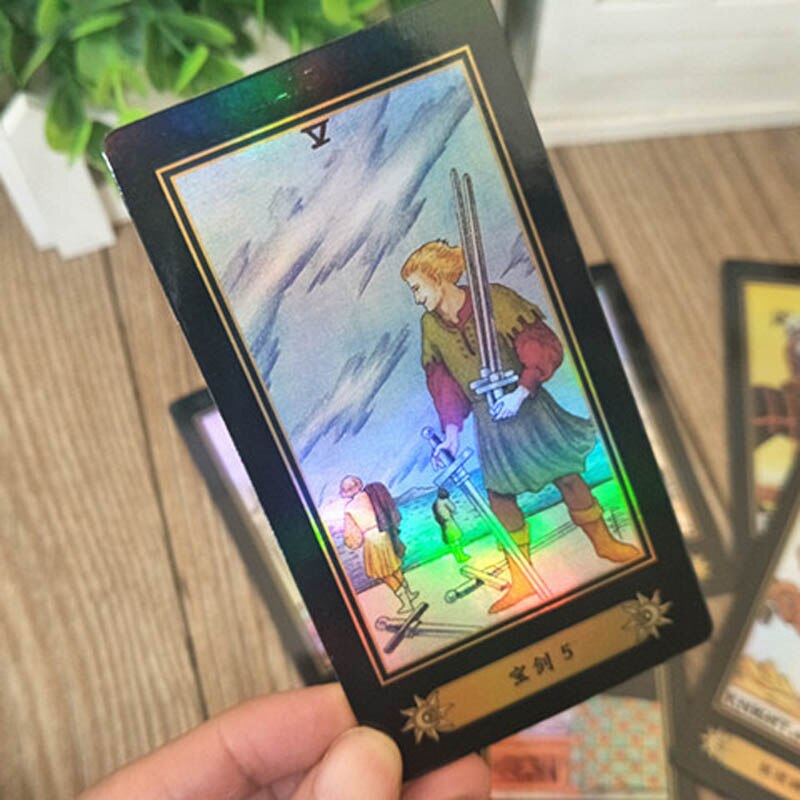 Cartas de Tarot Holográfico-4Evah Young