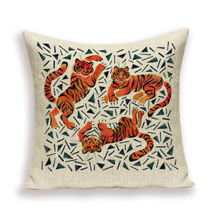 Capas De Almofada Tigres-4Evah Young