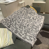 Colcha Keith Haring P&B-4Evah Young