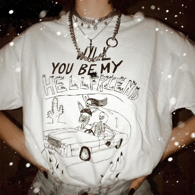 Camiseta Hellfriend-4Evah Young