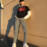 Calça Plaid Grid-4Evah Young