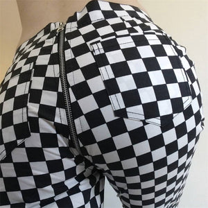 Calça Plaid Grid-4Evah Young